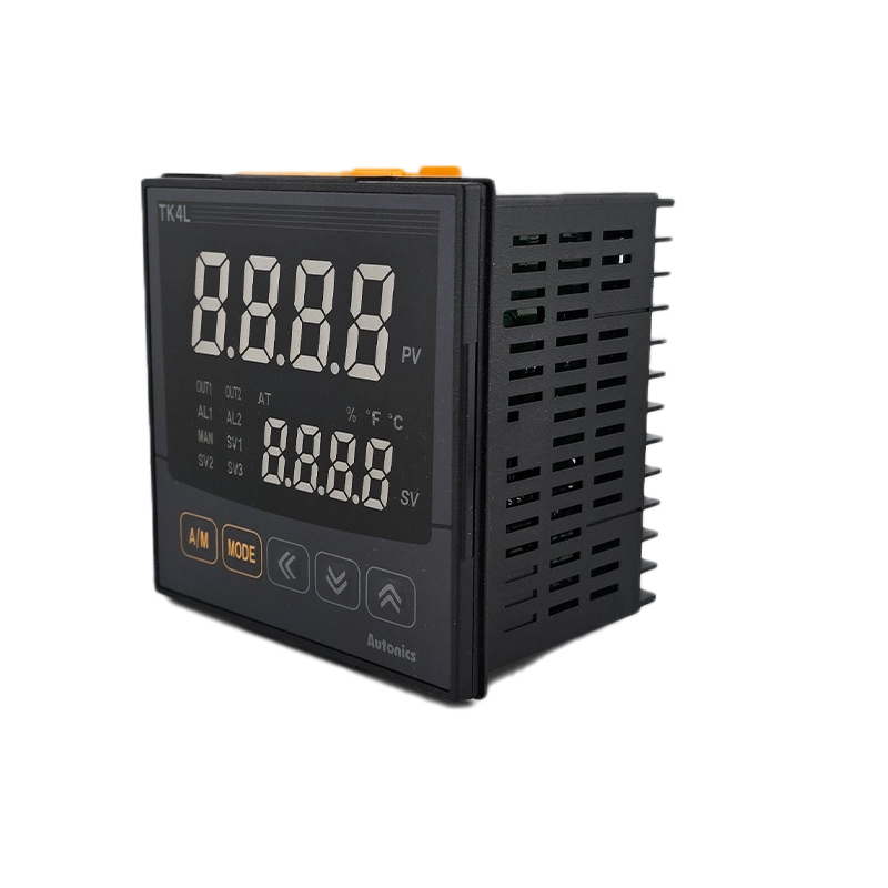 کنترلر دما آتونیکس TK4L-A4RR 2 کنترلر دما آتونیکس TK4L-A4RR با نمایشگر دیجیتال و دکمههای کنترلی، .دارای ورودی سنسور، خروجی کنترلی -کنترلر دما Autonics TK4L با ضمانت کیفیت از technill.com.